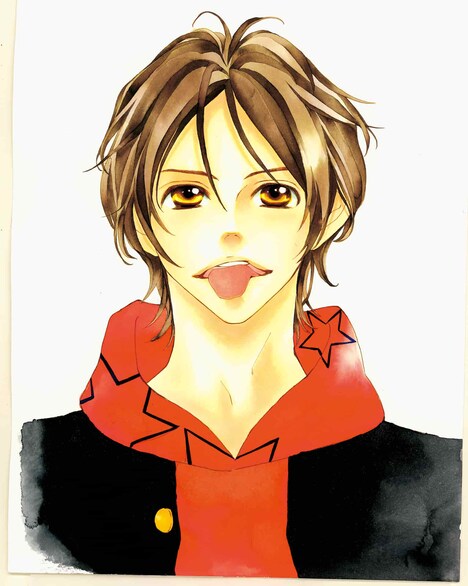 宇田川泰陽のカラーイラスト。(c)杉山美和子/小学館