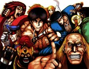 「ワールドヒーローズ」コミカライズ連載のカット。(c)SNK CORPORATION ALL RIGHTS RESERVED. (c)横尾公敏/ヒーローズ