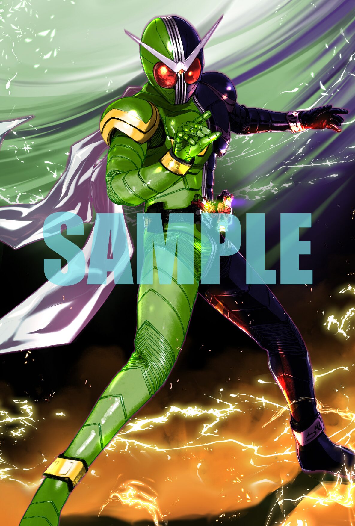 風都探偵 5巻限定版に付属する イラストカードセットの1種 風都探偵 5巻発売 立木文彦が W カッコいい と叫ぶ新cmも公開 画像 動画ギャラリー 9 14 コミックナタリー