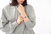 ガウェインモデルの腕時計使用例。