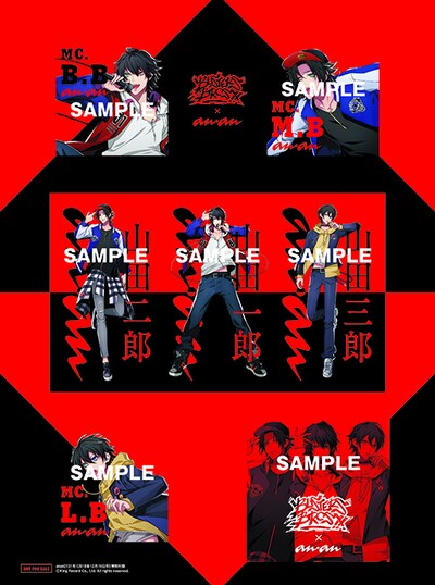 ananオリジナルデザインのステッカー。