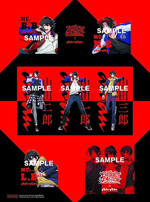 ananオリジナルデザインのステッカー。