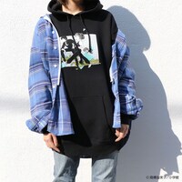 「うる星やつら フーセンガムパーカー」の着用イメージ。