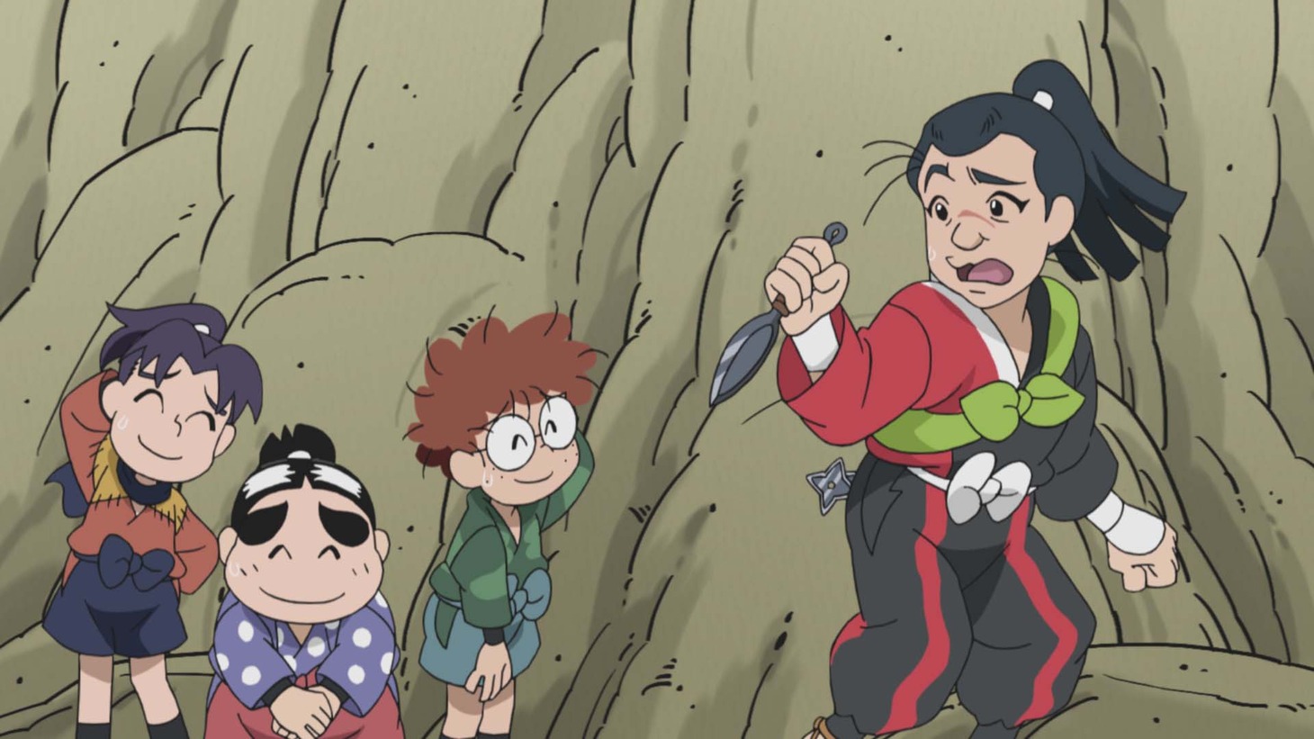 「忍たま乱太郎『忍者右左ヱ門（にんじゃうさえもん）の段』」より。(c)尼子騒兵衛/NHK・NEP