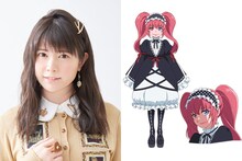 左から竹達彩奈、蟲喰恵利美。