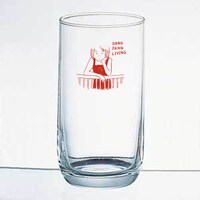 個展で販売されるグラス。