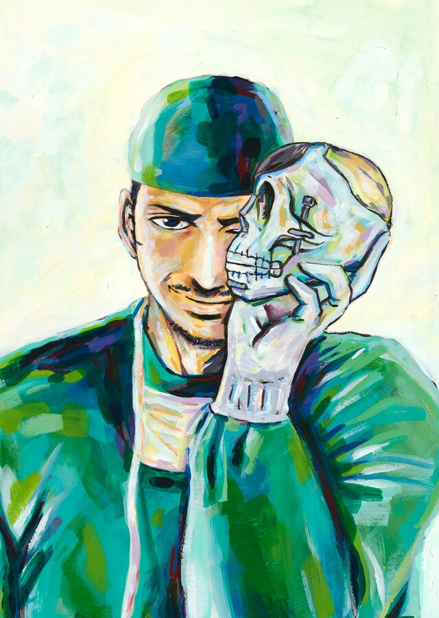 「Dr.クインチ」のカラーカット。