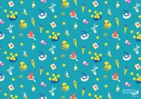 ノベルティのペーパーランチョンマット後半デザイン。