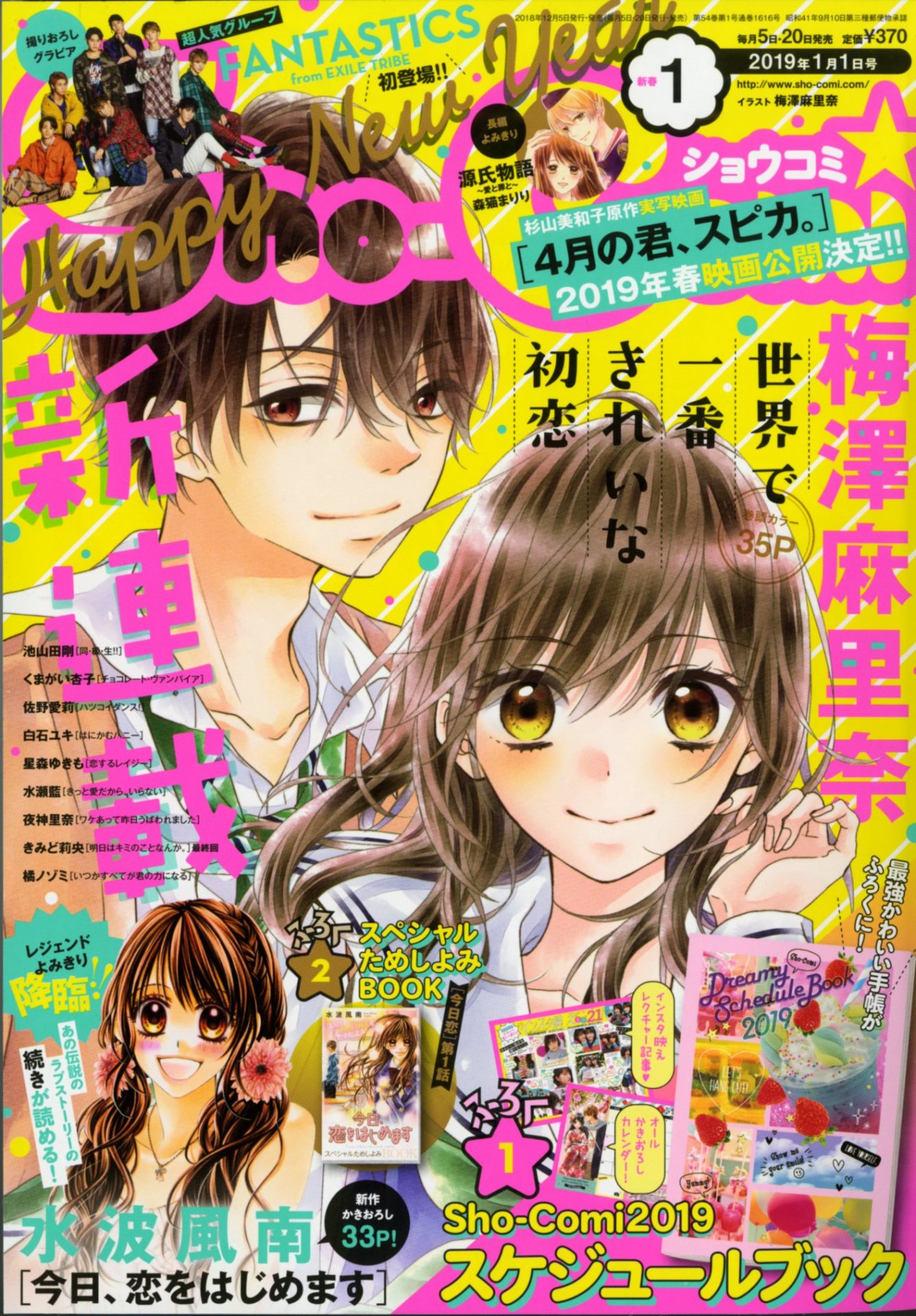 Sho-Comi2019年1号