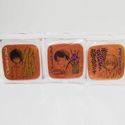 「3月のライオン×銀座松崎煎餅 コラボ三味胴セット」より。