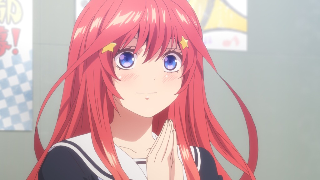 アニメ「五等分の花嫁」第1話より。
