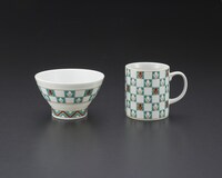 「九谷焼 機動戦士ガンダム 鉄血のオルフェンズ 飯碗・マグカップセット」