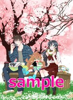 「甘々と稲妻」12巻限定版に付属するフルカラー画集のサンプル。