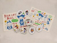 イフクカズヒコがデザインしたコラボグッズ。(c)バードスタジオ／集英社・東映アニメーション