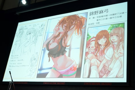 錦野麻弓のキャラクター紹介。