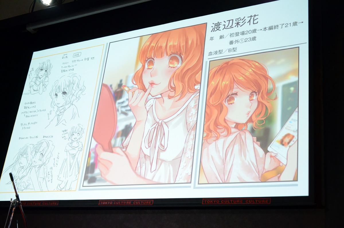 渡辺彩花のキャラクター紹介。