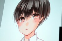 完成した律のイラスト。