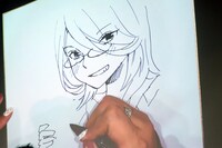 来場者プレゼント用に即興で描いたイラスト。