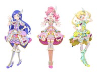 「キラッとプリ☆チャン」シーズン2より、青葉りんか、桃山みらい、萌黄えもの新ビジュアル。