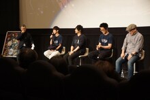 左から永富大地プロデューサー、梶裕貴、中村悠一、齊藤優氏、吉野弘幸。