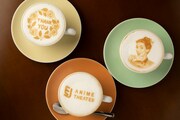 カフェで提供するラテアートのイメージ。