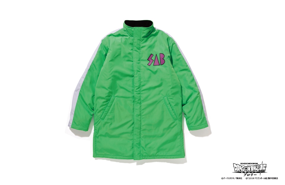 「DRAGON BALL SUPER: BROLY BROLY PUFF COAT」（GREEN）