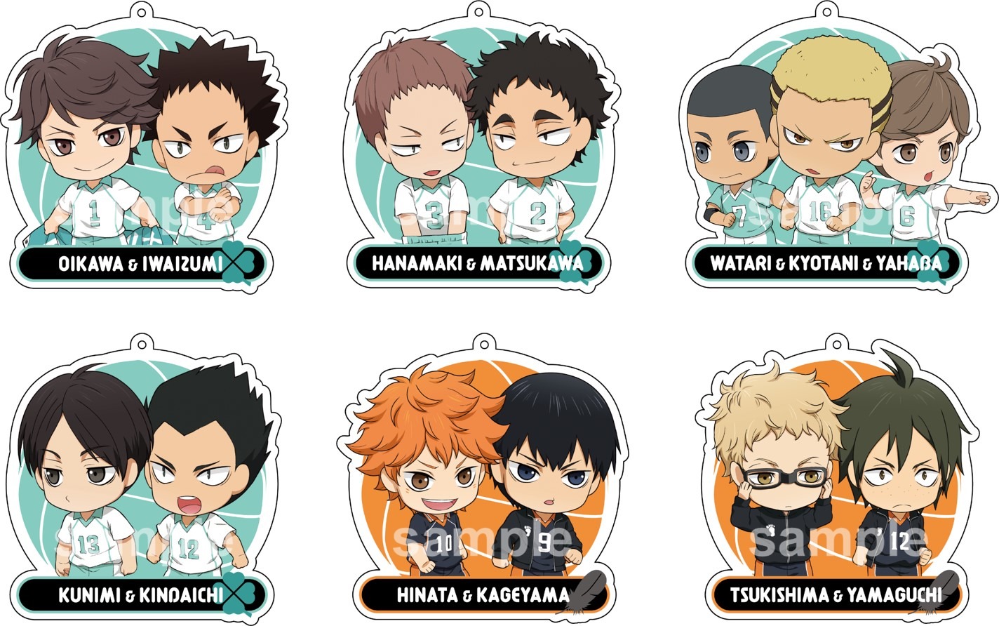 「売り切れ注意！坂ノ下商店アルバイト体験」に期間限定で追加される「ペアアクリルキーホルダー」。