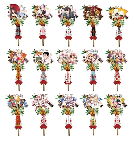 キャラクター熊手