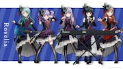 Roseliaの新ビジュアル。中央が湊友希那。