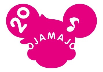「おジャ魔女どれみ」20周年のロゴ。
