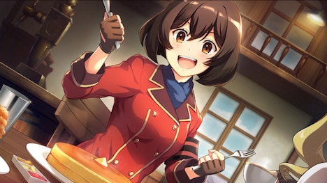 事前登録キャンペーンの特典「★3キリエ」。