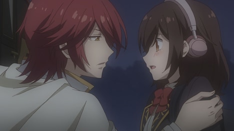 TVアニメ「明治東亰恋伽より。左から森鴎外、綾月芽衣