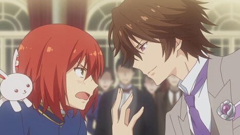 TVアニメ「明治東亰恋伽より。左から泉鏡花、川上音二郎。