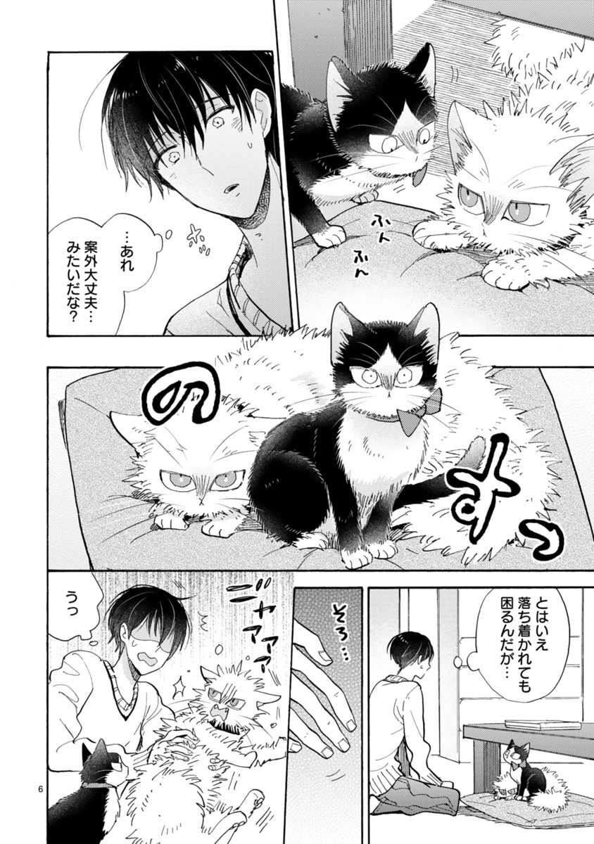 「同居人はひざ、時々、頭のうえ。」より。
