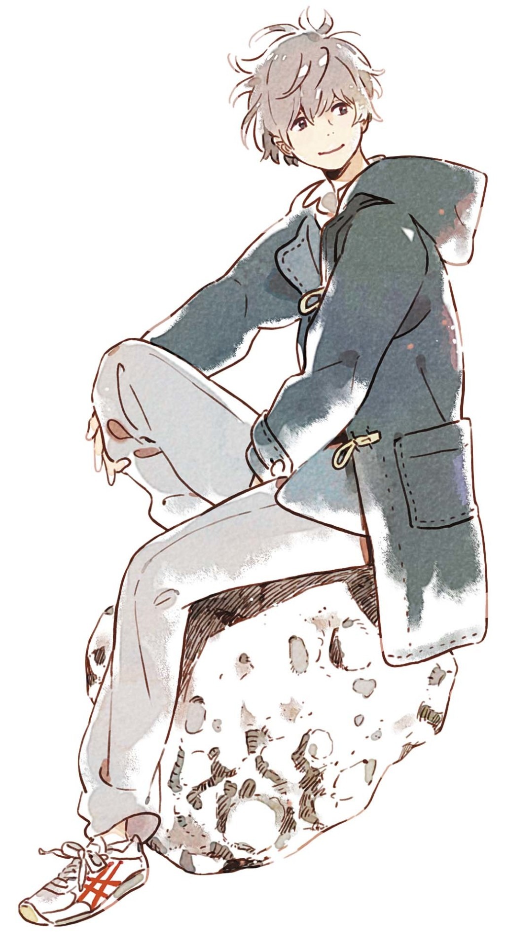 荻原楯のイラスト。(c)紀伊カンナ