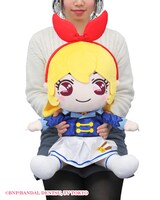 「PCクッション アイカツ！いちごちゃん」ぬいぐるみ。