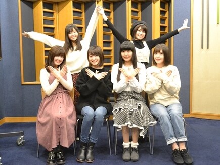 アフレコインタビューの様子。