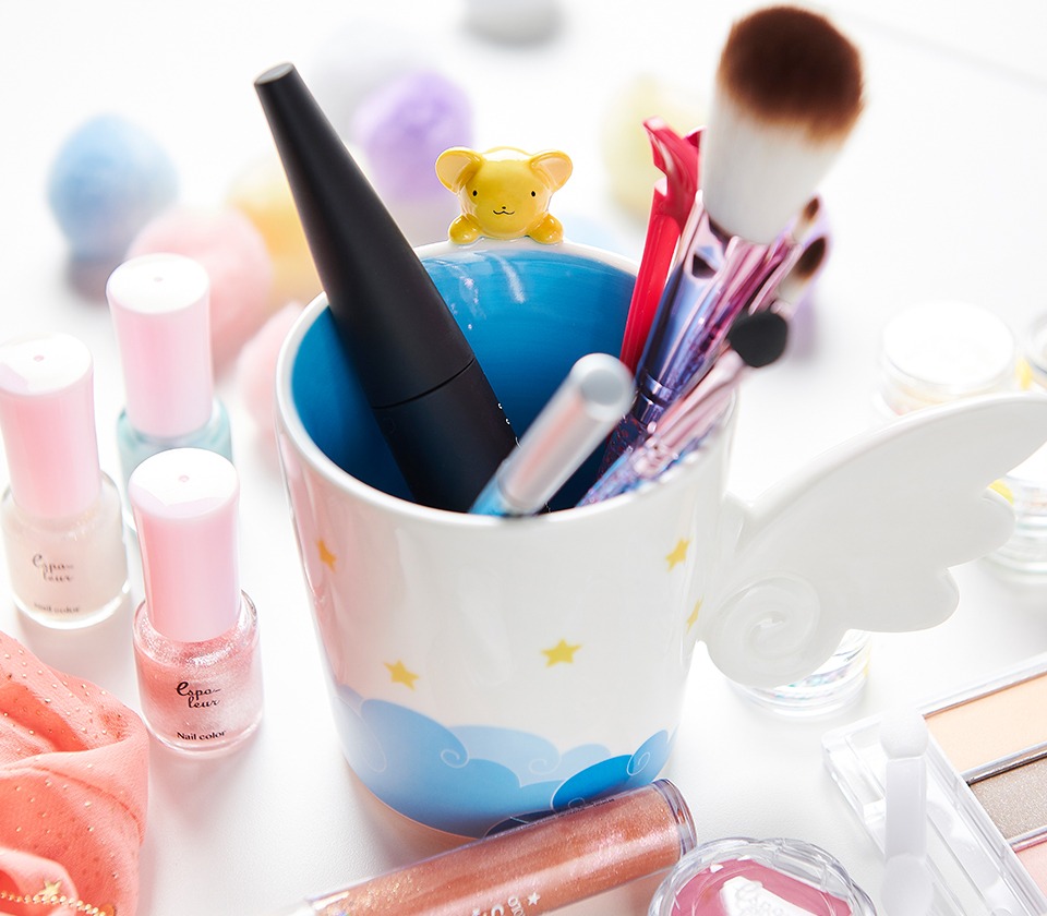 「3Dケロちゃんマグカップ」使用イメージ。