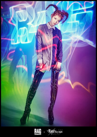 劇場版「『Fate/stay night [Heaven's Feel]』II.lost butterfly」とR4Gのコラボによるビジュアル。