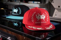 「ゲームセンターあらし」のインベーダーキャップ。