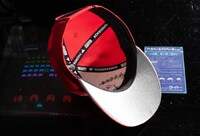 「ゲームセンターあらし」のインベーダーキャップ。