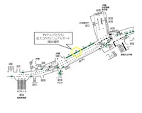 「巨大コラボビジュアルボード」の掲出場所。