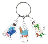 アニメイト限定セットに付属する3連チャーム。(c) 久世 岳/一迅社