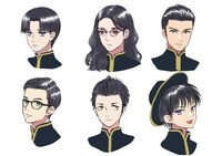 Go! Go! Glorious。左上から、東京ノエル、秋葉原ヨシキ、目白ヤクモ。左下から代々木フミヤ、原宿メル、渋谷ミカド。