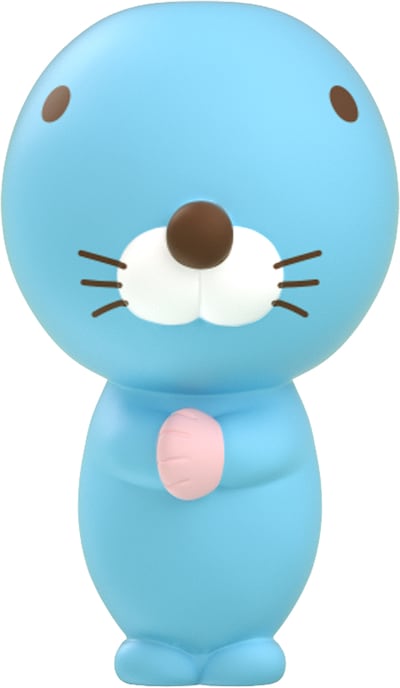 「ぼのぼの ケーブルマスコット」の「ぼのぼの」。