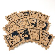 「つながるコルクコースター」（全12種、ブラインドパッケージで販売）