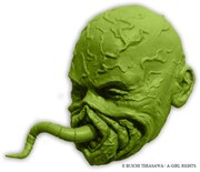 ターベージの顔面をイメージしたゲームチップ。