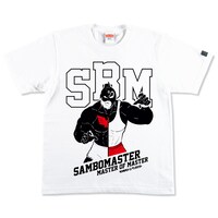 「キン肉マン」とサンボマスターがコラボした「MASTER OF MASTER カメハメ・グレート Tシャツ」。