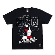 「キン肉マン」とサンボマスターがコラボした「MASTER OF MASTER カメハメ・グレート Tシャツ」。