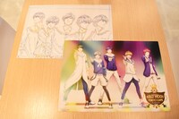 フードメニューのノベルティとして用意されているランチョンマット。